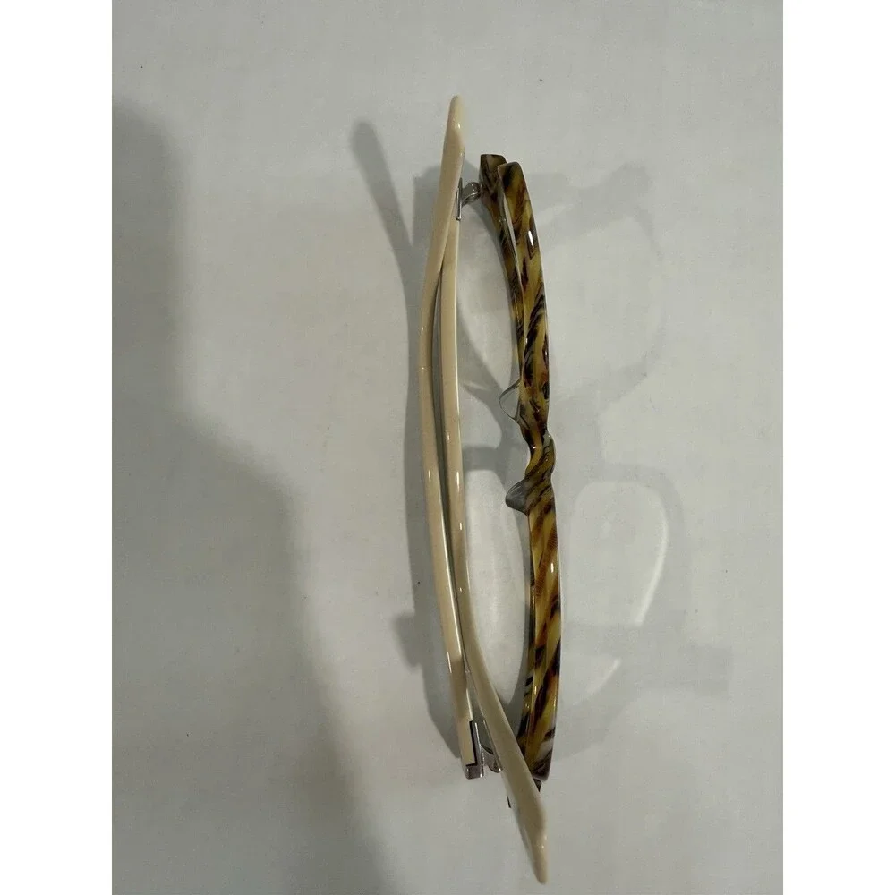 Seraphin Eyeglasses Hiawatha/8657 Brown Marble/Ivory 53-15 &‎ Shell Case Safilo